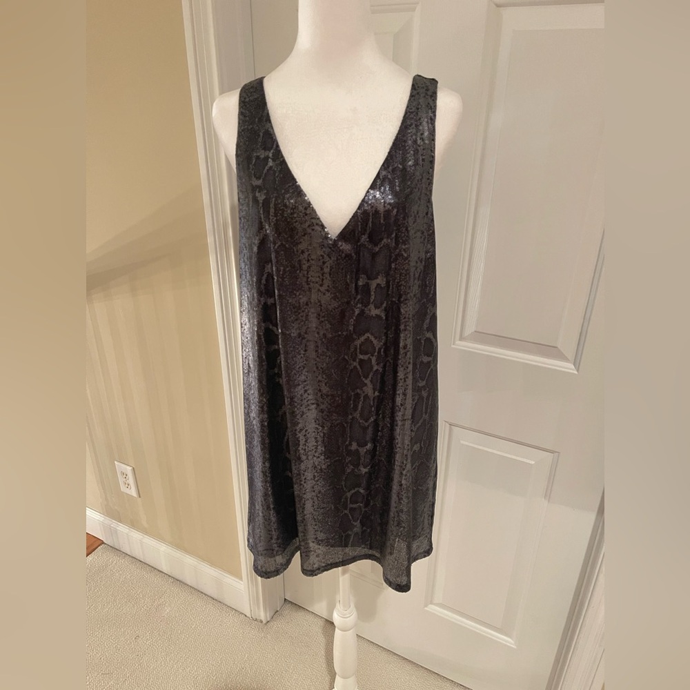 NWT SHOW ME YOUR MUMU SEQUIN MINI DRESS WITH LOW BACK